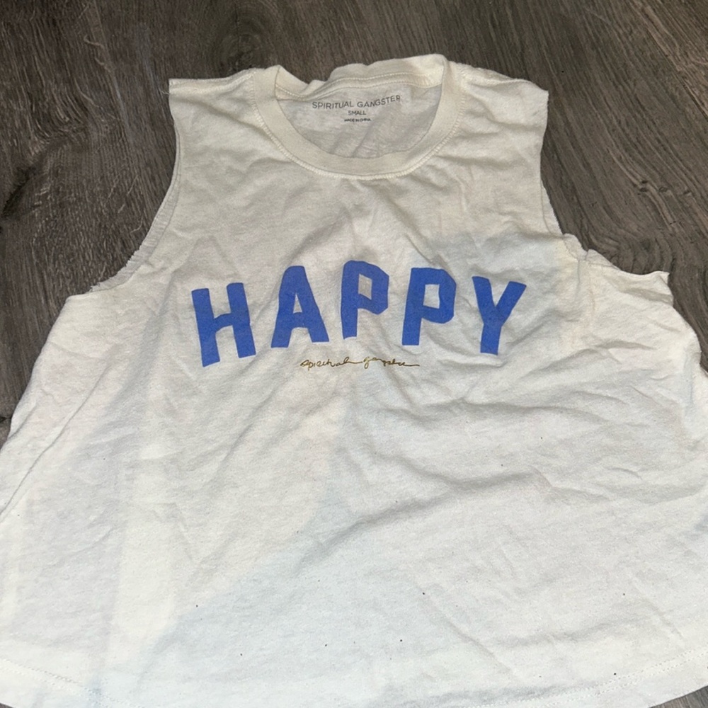 Happy:spiritual gangster, muscle tee